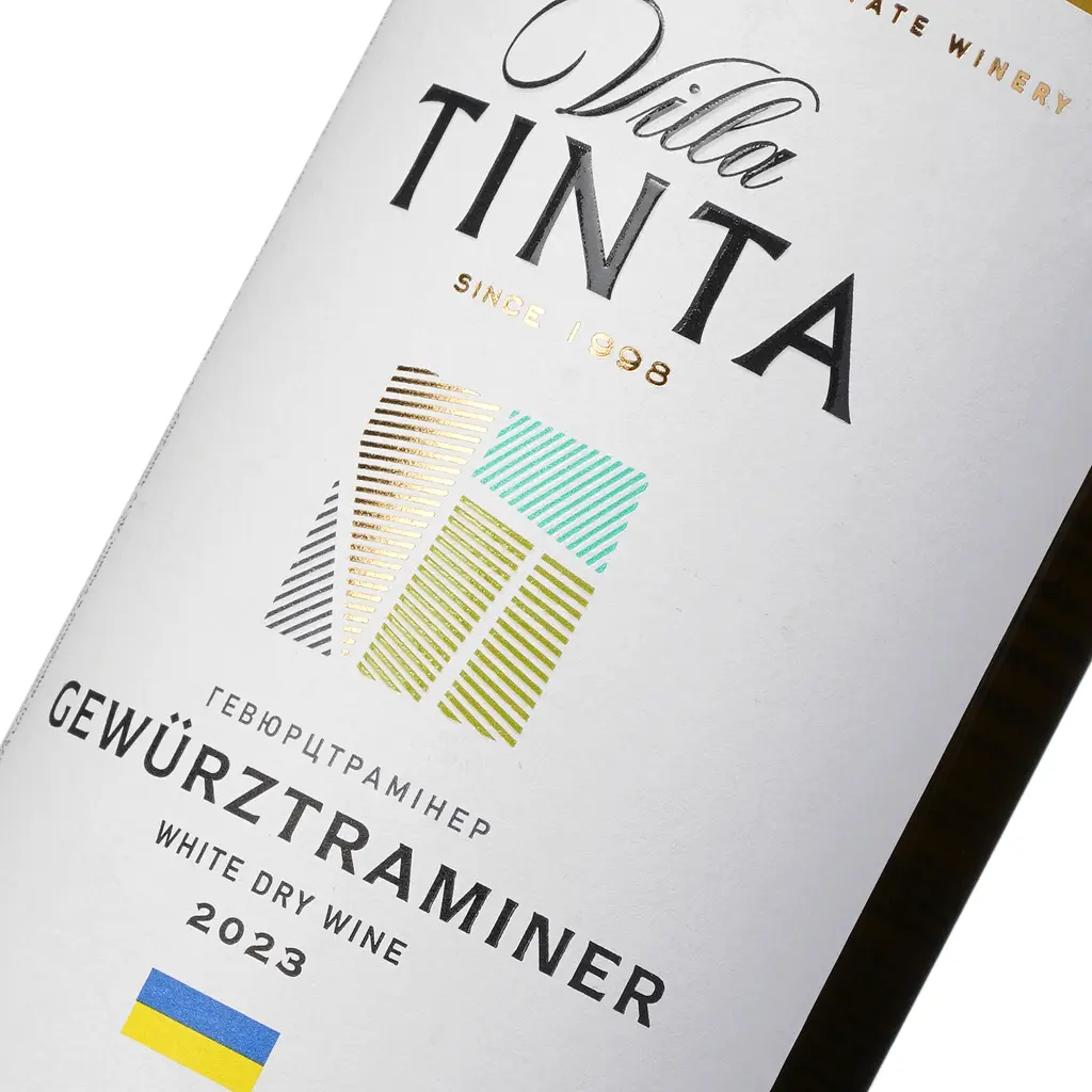 Вино Villa Tinta Gewurztraminer, біле, сухе, 11-13%, 0,75 л (8000019206069) - фото 5