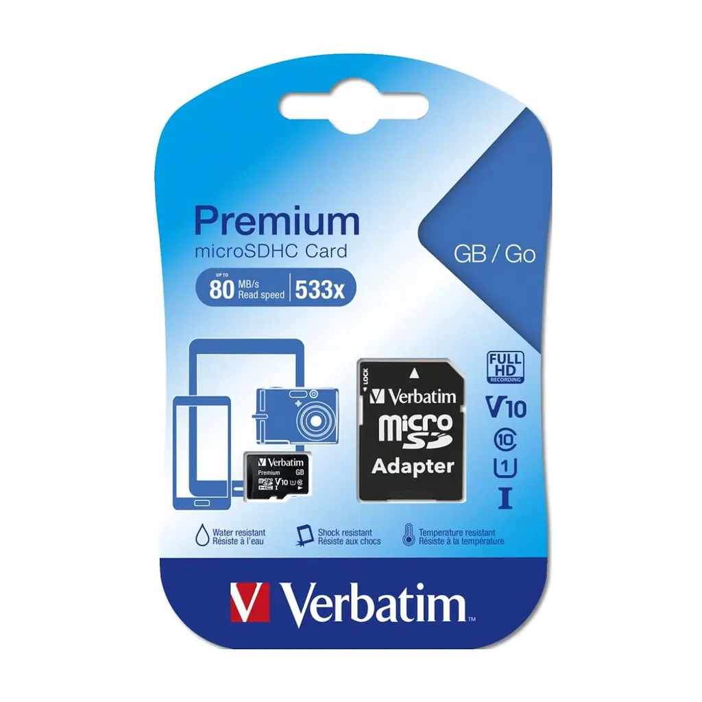 Карта пам'яті Verbatim 32GB microSDHC class 10 (MDAVR-9/G) - фото 2
