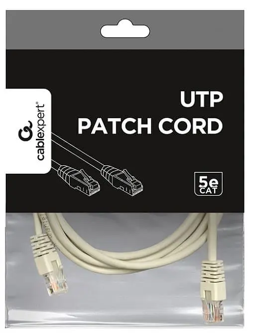Патч корд PP12-2M, UTP, категорія. 5E, литий, 50u" штекер із клямкою, 2 м, сірий - фото 3