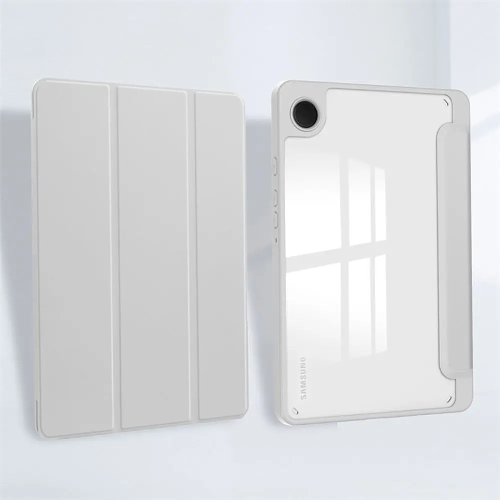 Чохол TPUCristal SlimTPU Spen holder для Samsung Galaxy Tab A11 8.7 X130 X135 Сірий - фото 2