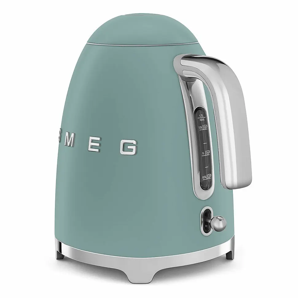Чайник электрический Smeg (KLF03EGMEU) Retro Style 50's - 1,7л - изумрудно-зеленый матовый, Смарагдово-зелений матовий - фото 5