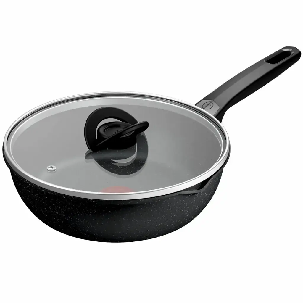 Сковорода Tefal Expertise з кришкою 24см чорний (G3218402)
