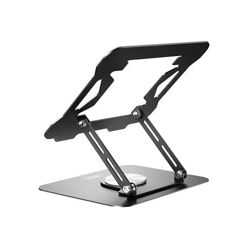 Настільний тримач XO C153 Metal Laptop Swivel Large Stand Чорний - фото 4