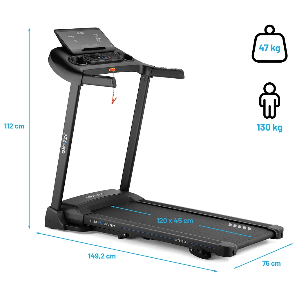 Бігова доріжка Gymtek XT580 - фото 13