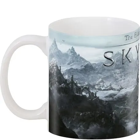 Кружка GeekLand Skyrim Vista SM 02.18 330 мл белая - фото 3