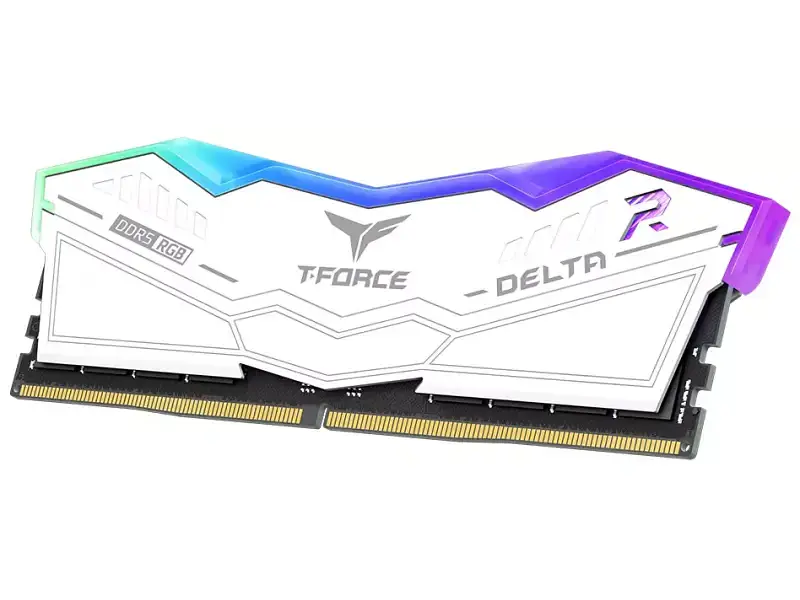 Пам'ять для настільних комп'ютерів Team 32 GB (2x16GB) DDR5 6000 MHz T-Force Delta RGB White (FF4D532G6000HC38ADC01) - фото 4