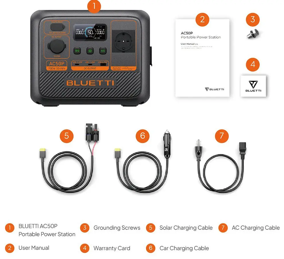Портативна зарядна станція Bluetti AC-50-P 700W 504Wh BMS LiFePO4 - фото 10