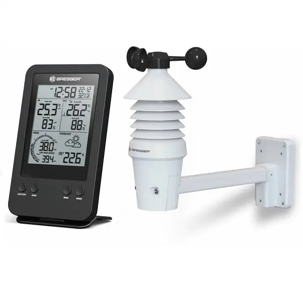 Метеостанція Bresser 3-in-1 Profi Wind Gauge Black (7002531) - фото 4