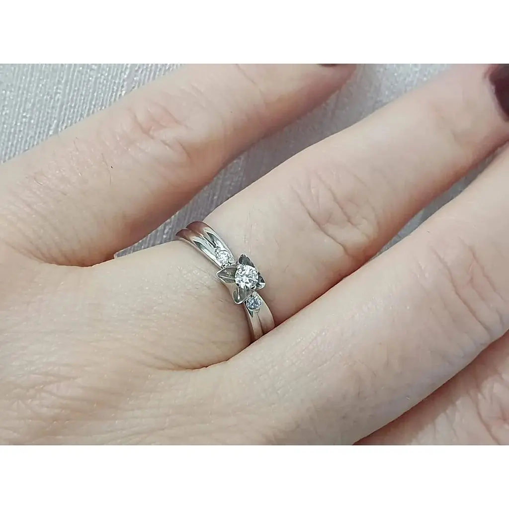 Золоте кільце Гаразд з діамантами. Артикул 3022734 16 - фото 2