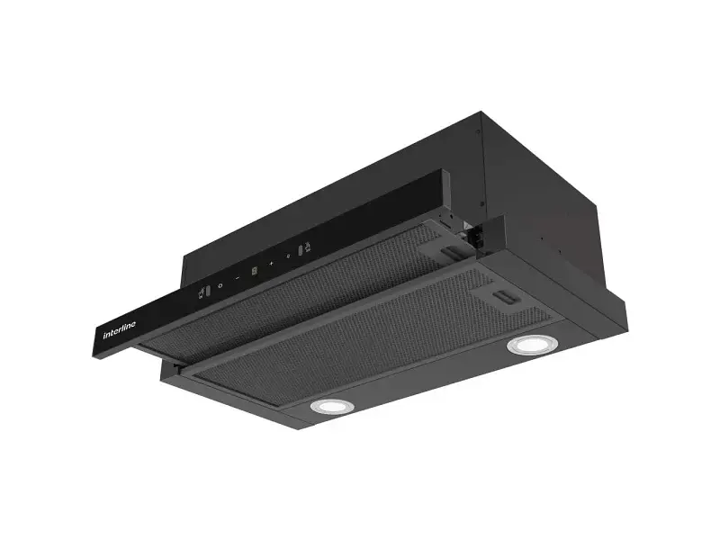 Витяжка Interline SLIM ULTRA GLASS BL A/60 Black - фото 3