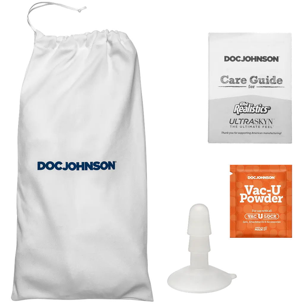 Фалоімітатор Doc Johnson The Realistic Cock ULTRASKYN 9 Inch, 22.9 см - фото 7