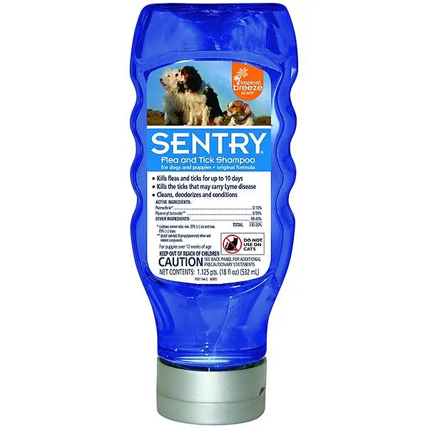Sentry Tropical Breeze Shampoo СЕНТРІ ТРОПІЧНИЙ БРИЗ шампунь від бліх і кліщів для собак, 532 мл