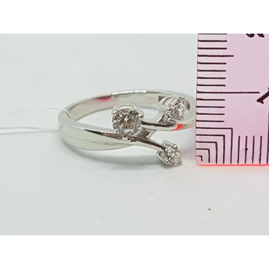 Срібне кільце Лазурит з фіанітами. 19210р 17 - фото 5