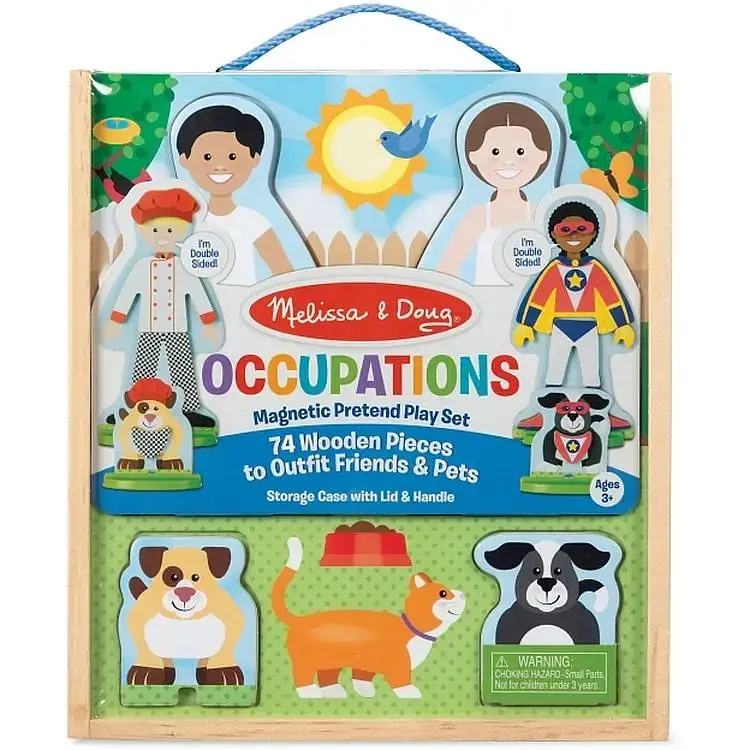 Набір Melissa & Doug Діяльність з магнітними фігурками дерев'яний (MD9309)