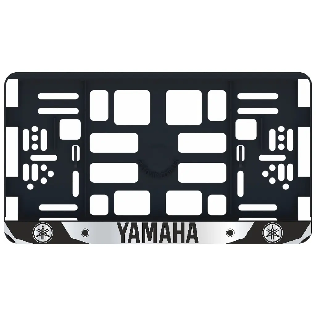 Рамка номера Yamaha під Американський номер 300х150 мм Кольоровий Логотип