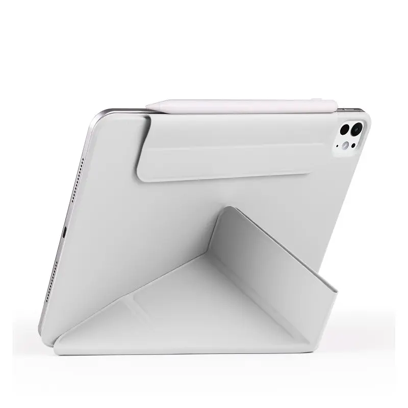 Чохол-книжка BeCover Ultra Slim Origami Magnetic для Apple iPad Pro 11 M4 (2024) Сірий (712962) - фото 4