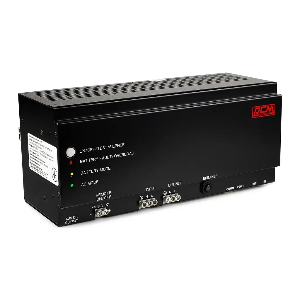 Пристрій безперебійного живлення Powercom DRU850DIN, 510W (DRU850DIN) - фото 5