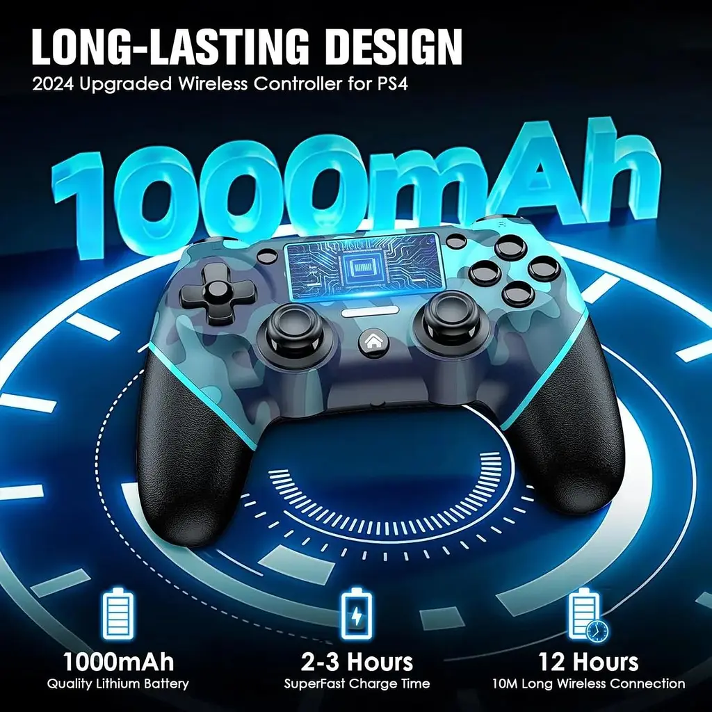 Бездротовий контролер JORREP для PS4 сумісний з PS-4/Slim/Pro - фото 8