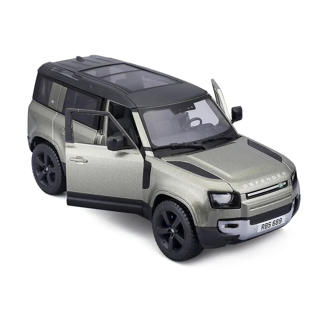 Автомодель Bburago Land Rover Defender 110 1:24 зелений (18-21101) - фото 5