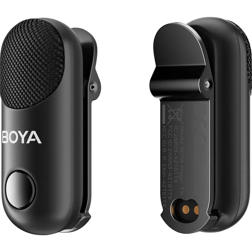 Мікрофонна радіосистема Boya Magic 02 USB-C/Lightning with 2 TX + 2 RX + 1 TRS Black [168864] - фото 4