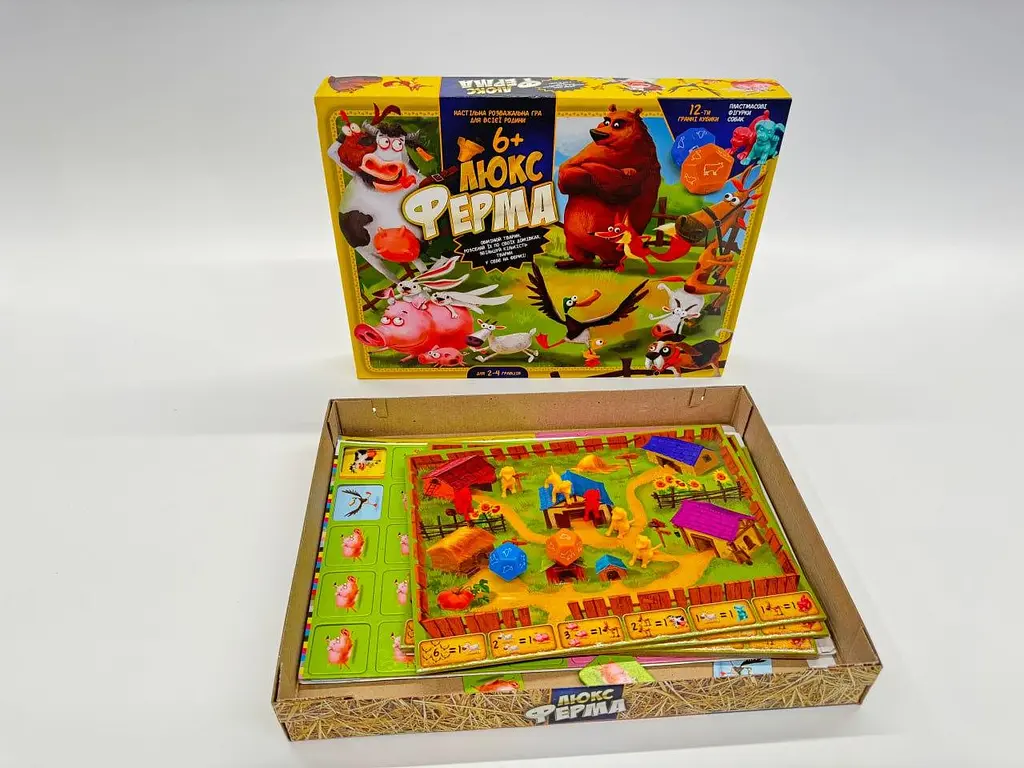Велика настільна гра Danko Toys Ферма ЛЮКС (ДТ-БІ-07-46) - фото 2
