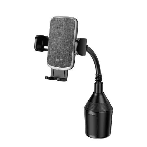 Автотримач Hoco H63 Utmost push-type car mountcup holder Чорний - фото 4