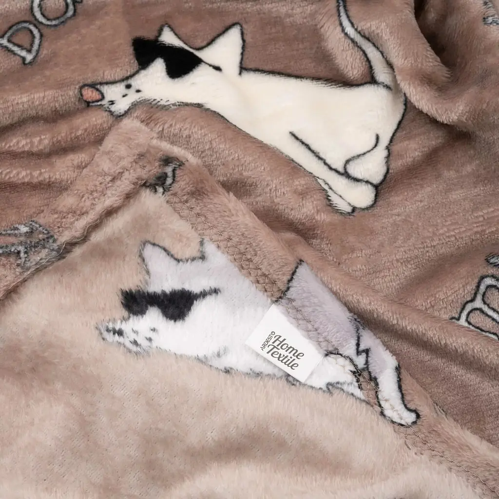 Плед Ardesto Flannel 160 х 200 см 100% поліестер песики в окулярах (ART0129PB) - фото 4