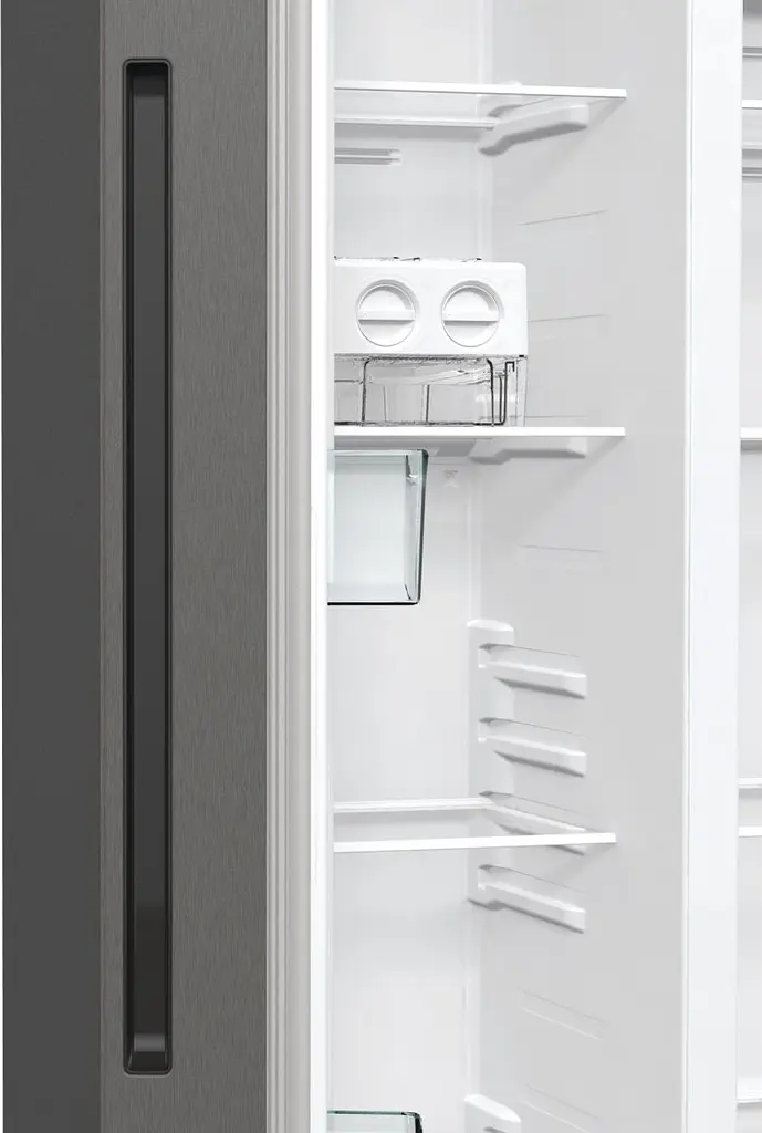 Холодильник Gorenje SBS 179х67х92см 2 двери 356(191) л А++ NF+ матовый серый (NRR9185EAXL) - фото 9