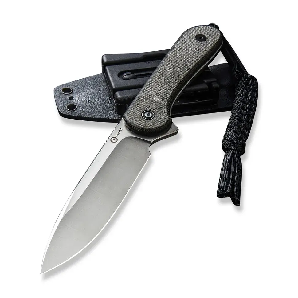 Ніж Civivi Fixed Blade Elementum Satin Blade Micarta (C2105B) - фото 5