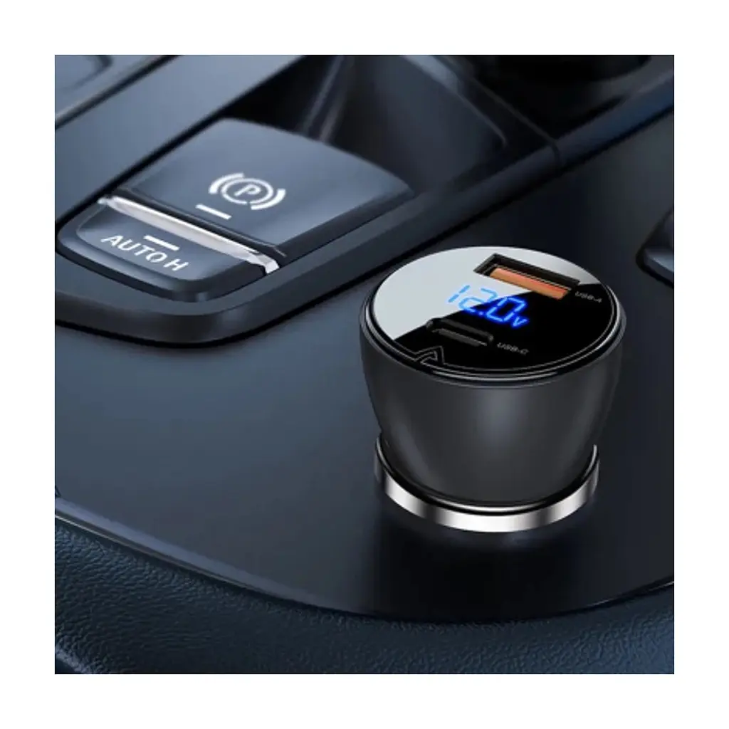 Зарядний пристрій Acefast 2xUSB 63W (USB-C + USB-A) B6 with digital display (6974316280972) - фото 9