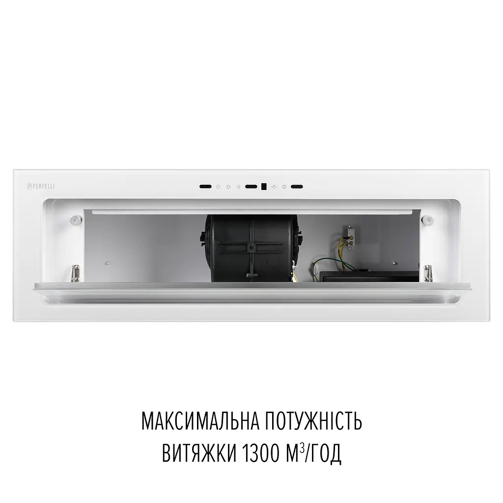 Витяжка повновбудована PERFELLI DESIGN VISION 9 BIANCO SILENZIO - фото 10