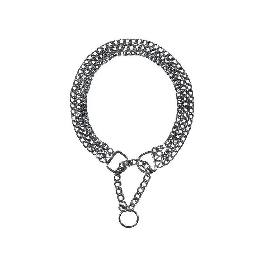 Нашийник-зашморг Trixie потрійний хромований 65 см / 2,5 мм - фото 2