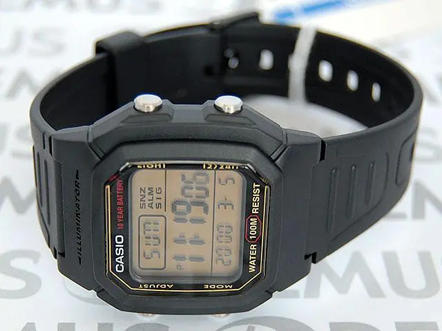Часы мужские кварцево-электронные спортивные стильные оригинал Casio W-800HG-9AVEF (модуль №3240, 3092) - фото 6