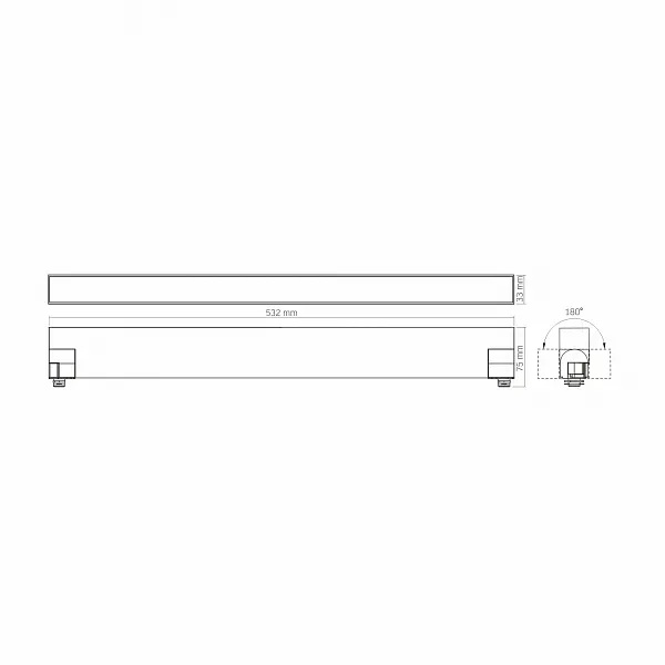 LED світильник трековий VIDEX TR05 30W 4100K 220V чорний - фото 7