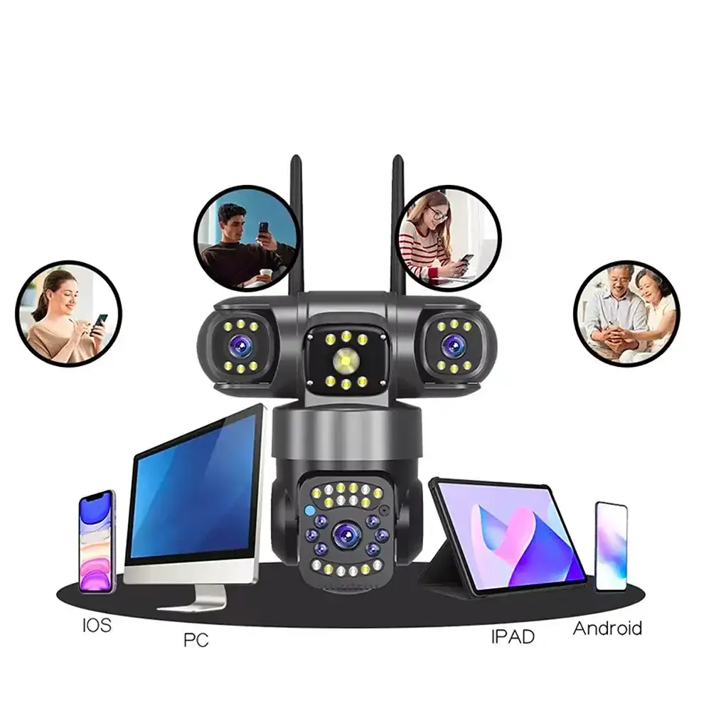 Вулична поворотна камера 4G smart camera / Камера відеоспостереження SO-14 - фото 2