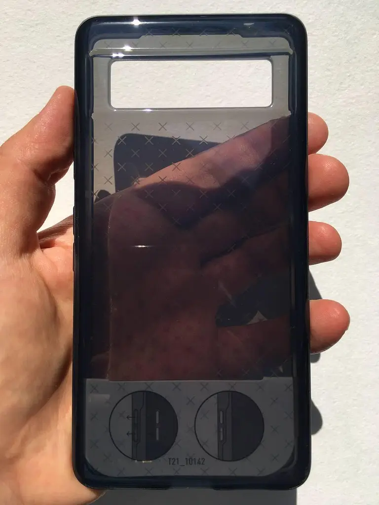 Оригінальний протиударний силіконовий чохол для Google Pixel 7a Tech21 Evo Check Black T21-10142 - фото 5