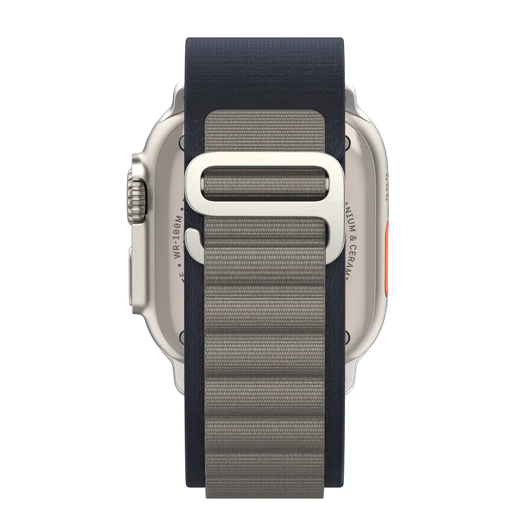 Ремінець для Apple Watch 42 (Series 11-10)/41/40/38, синій, Alpine Loop Alpina Band, тканинний поліестеровий ремінець для смарт-годин, дихаючий, для активного відпочинку та спорту, ArmorStandart (ARM81040) - фото 6
