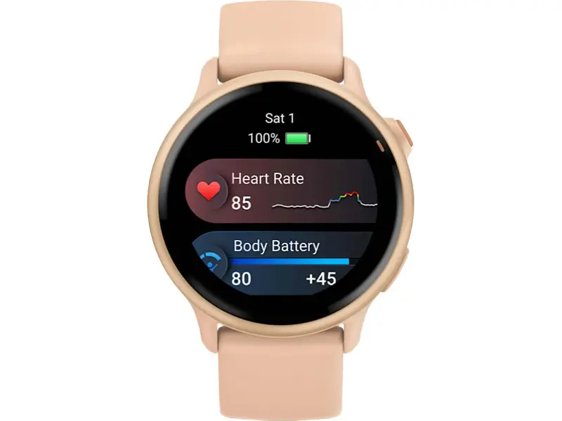 Смарт-годинник Garmin Vivoactive 6 Metallic Pink Dawn with Pink Dawn Band (010-02985-03) - фото 3