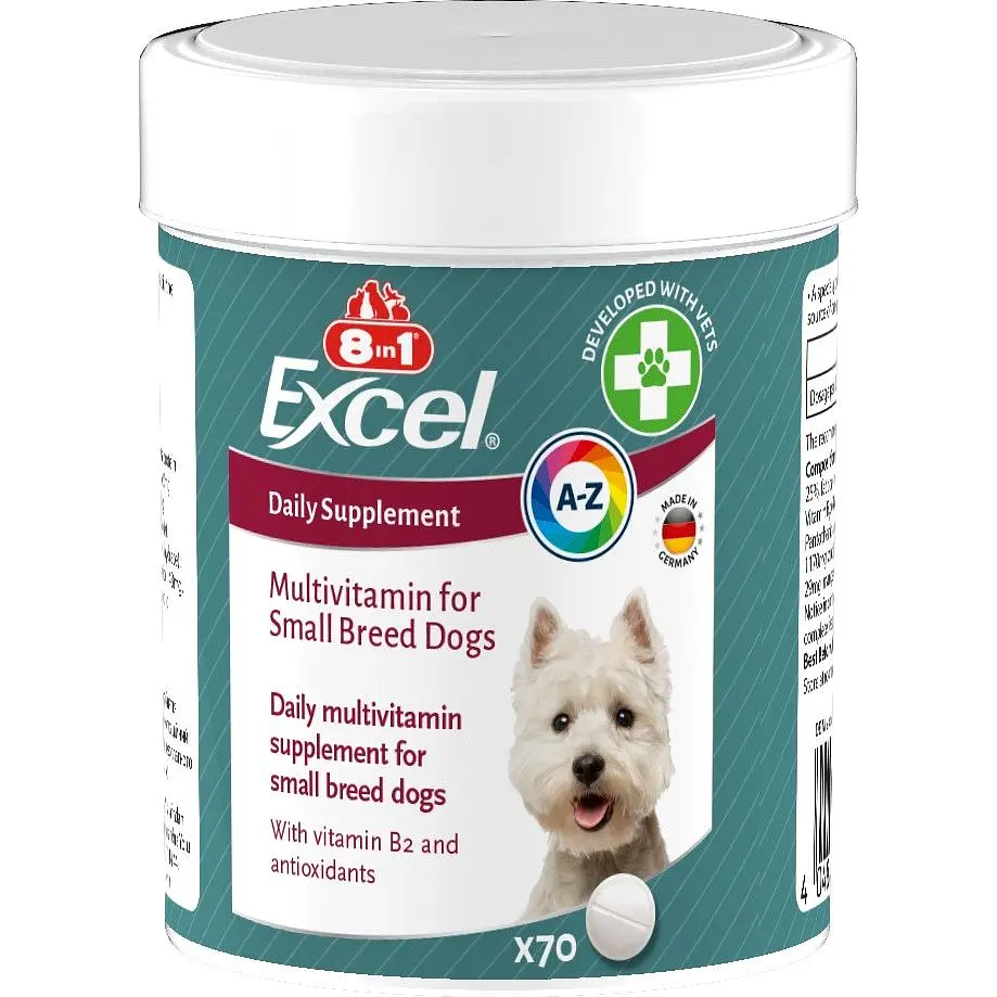 Вітаміни для собак 8in1 Excel Multi Vitamin 70 таблеток (660471 /109372) - фото 4