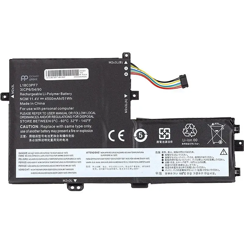 Акумулятор PowerPlant для ноутбуків LENOVO Ideapad S340-14IML (L18C3PF7) 11.4V 4500mAh (NB482092) - фото 2