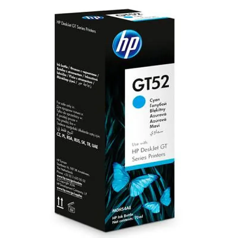 Контейнер з чорнилом HP GT52 Cyan (M0H54AE) - фото 2
