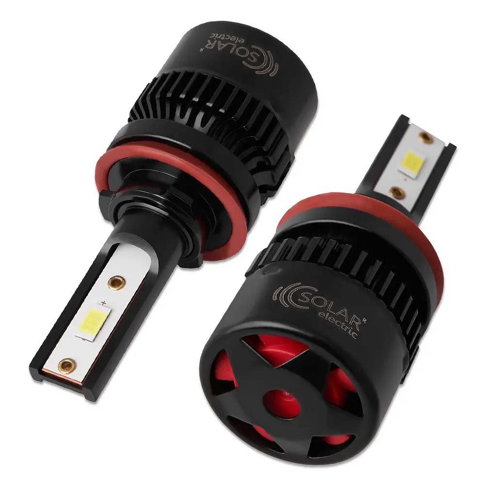 Автолампа Solar LED H8-H11-H16 12/24V 50W 5000 Lm 6500K CSP3570 (8511S2) - фото 3