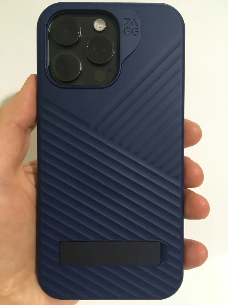 Протиударний чохол із підставкою ZAGG Gear4 Denali MagSafe для iPhone 15 Pro Navy - фото 5