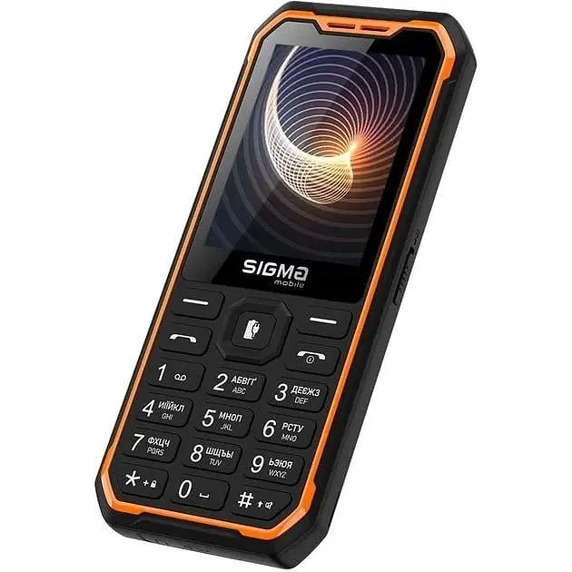 Телефон Sigma mobile X-style 310 Force TYPE-C чорно-жовтогарячий - фото 3