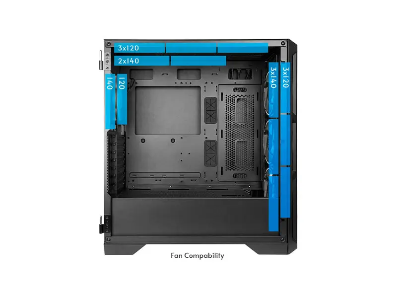 Корпус Chieftec APEX AIR Black (GA-01B-M-OP) - фото 7