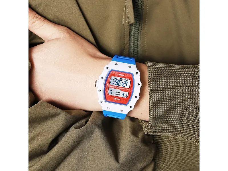 Чоловічий наручний годинник 2296BU Blue Skmei acs0030044 - фото 5
