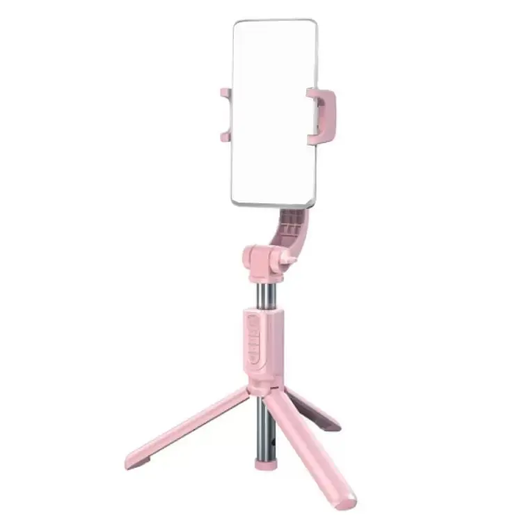 Монопод-трипод Baseus Lovely Uniaxial Bluetooth Folding Stand Selfie Stabilizer Pink - фото 5