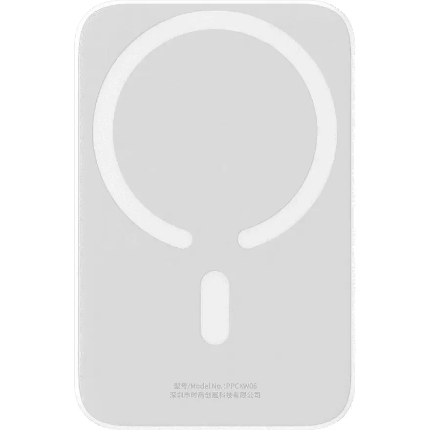 Зовнішній акумулятор Baseus Magnetic Bracket Mini 6000mAh 20W White [PPCX020002] [101228] - фото 2