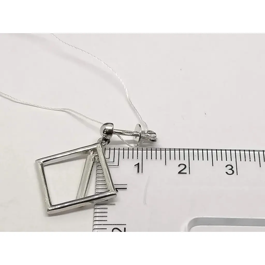 Серебряные серьги-пуссеты Империя золота. СП477С - фото 6