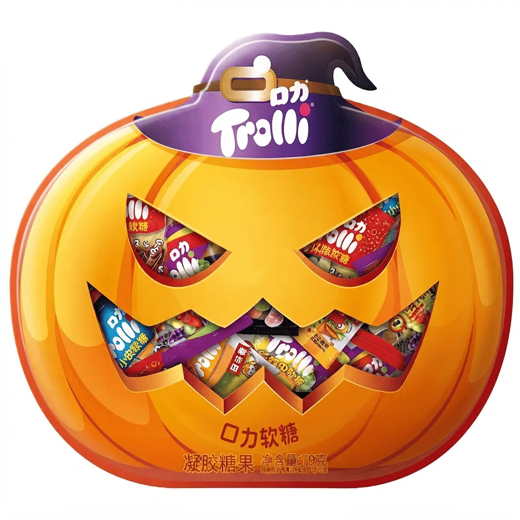 Жувальні цукерки Trolli Halloween Pumpkin 24 шт, 79г